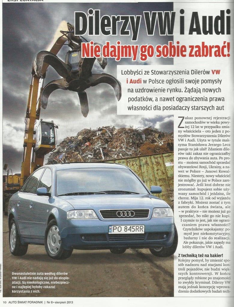 Scan dilerzy vw 1