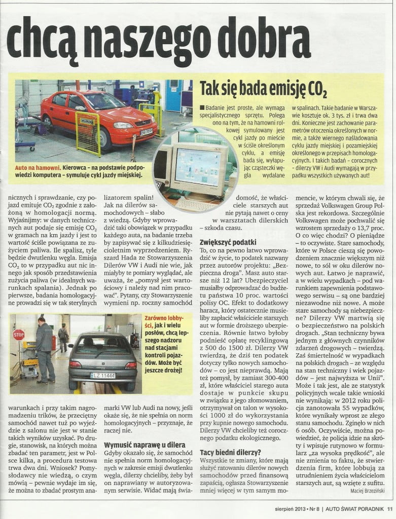 Scan dilerzy vw 2