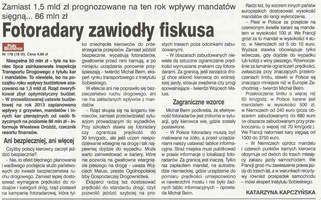 Scan fotoradary i fiskus