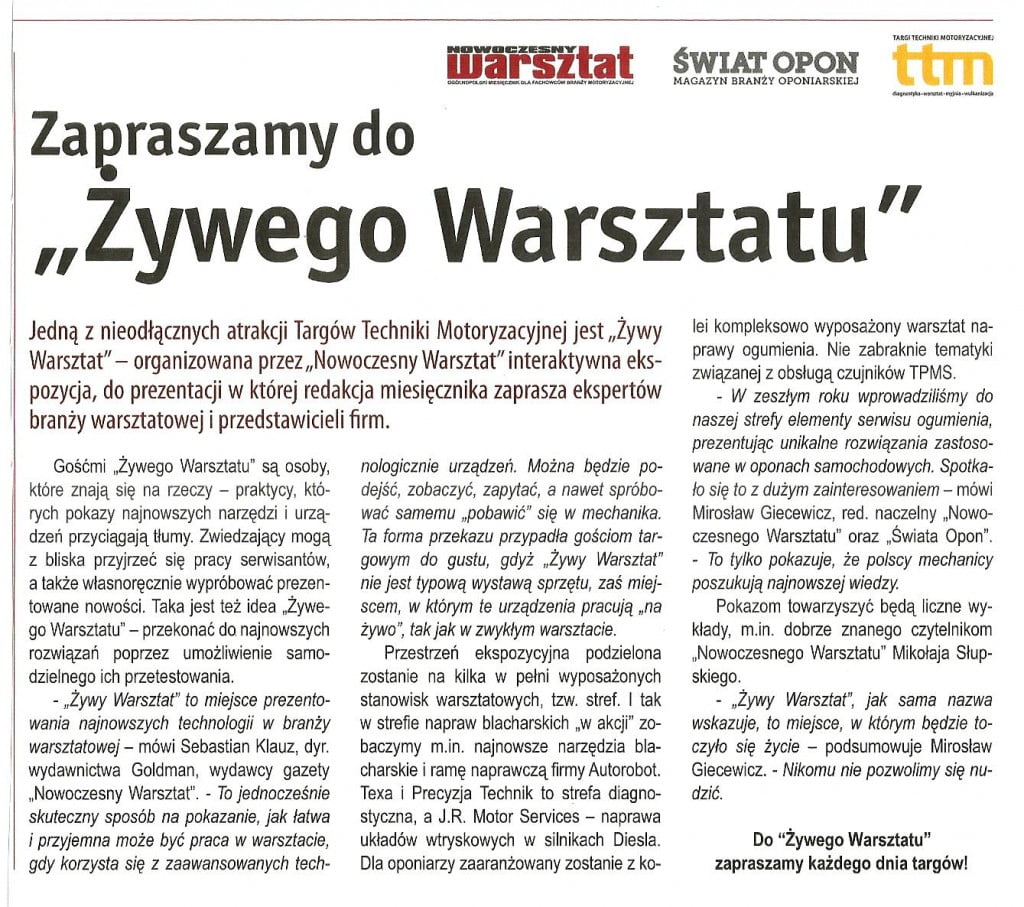 żywy warsztat