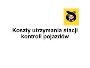 PZM O KOSZTACH FUNKCJONOWANIA SKP