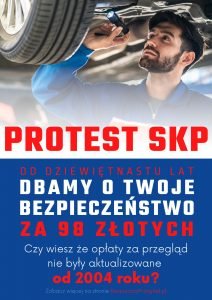 KOLEJNY PROTEST PISKP