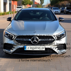 NOWY MERC A 250e ODPADEM A NASZ KOLEGA SKAZANY