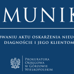 KOMUNIKAT PROKURATURY W GORZOWIE WLKP.